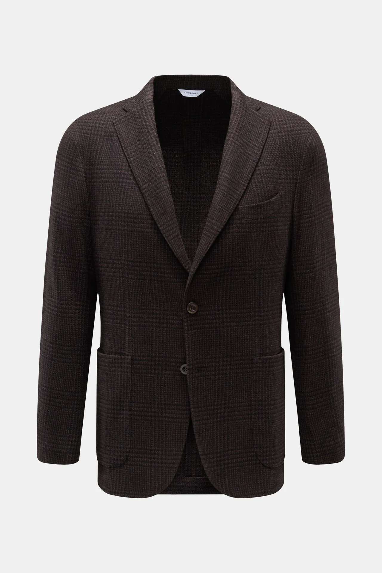 Boglioli - Herren - Sakko %27K. Jacket%27 dunkelbraun/schwarz kariert Boglioli - Herren - Sakko %27K. Jacket%27 dunkelbraun/schwarz kariert