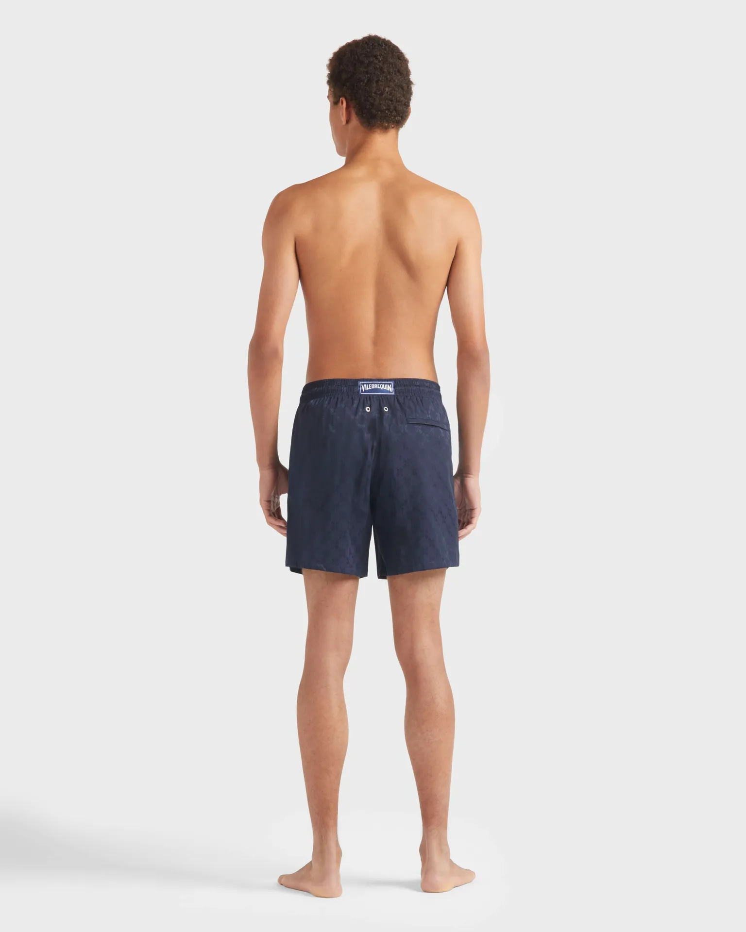 Vilebrequin - Turtle Monogram Jacquard Badeshorts Für Herren - Bademode - Moopea - Blau - Größe M – Bild 4