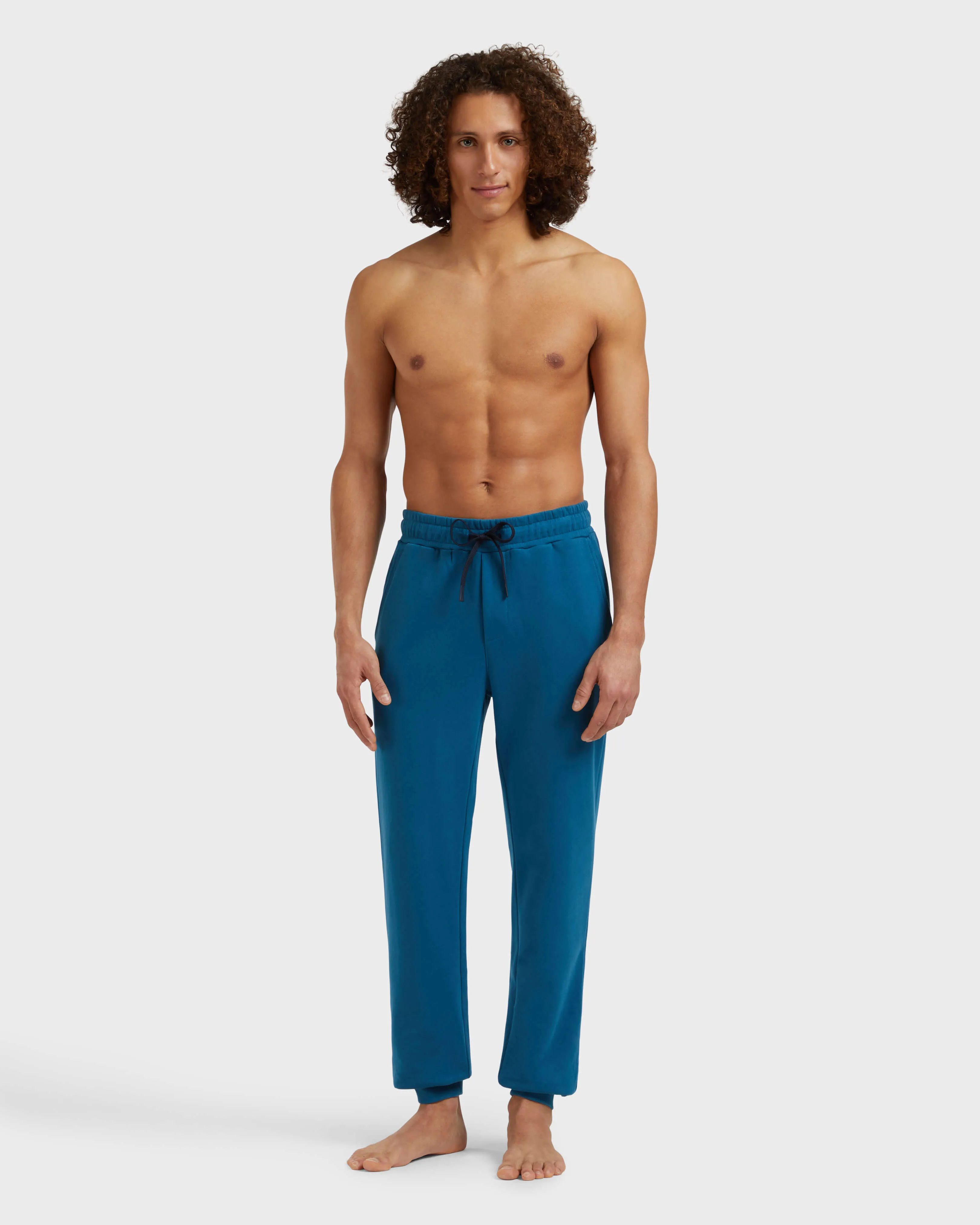 Vilebrequin - Solid Jogginghose Aus Baumwolle Für Herren - Hose - Clement - Blau - Größe L – Bild 3