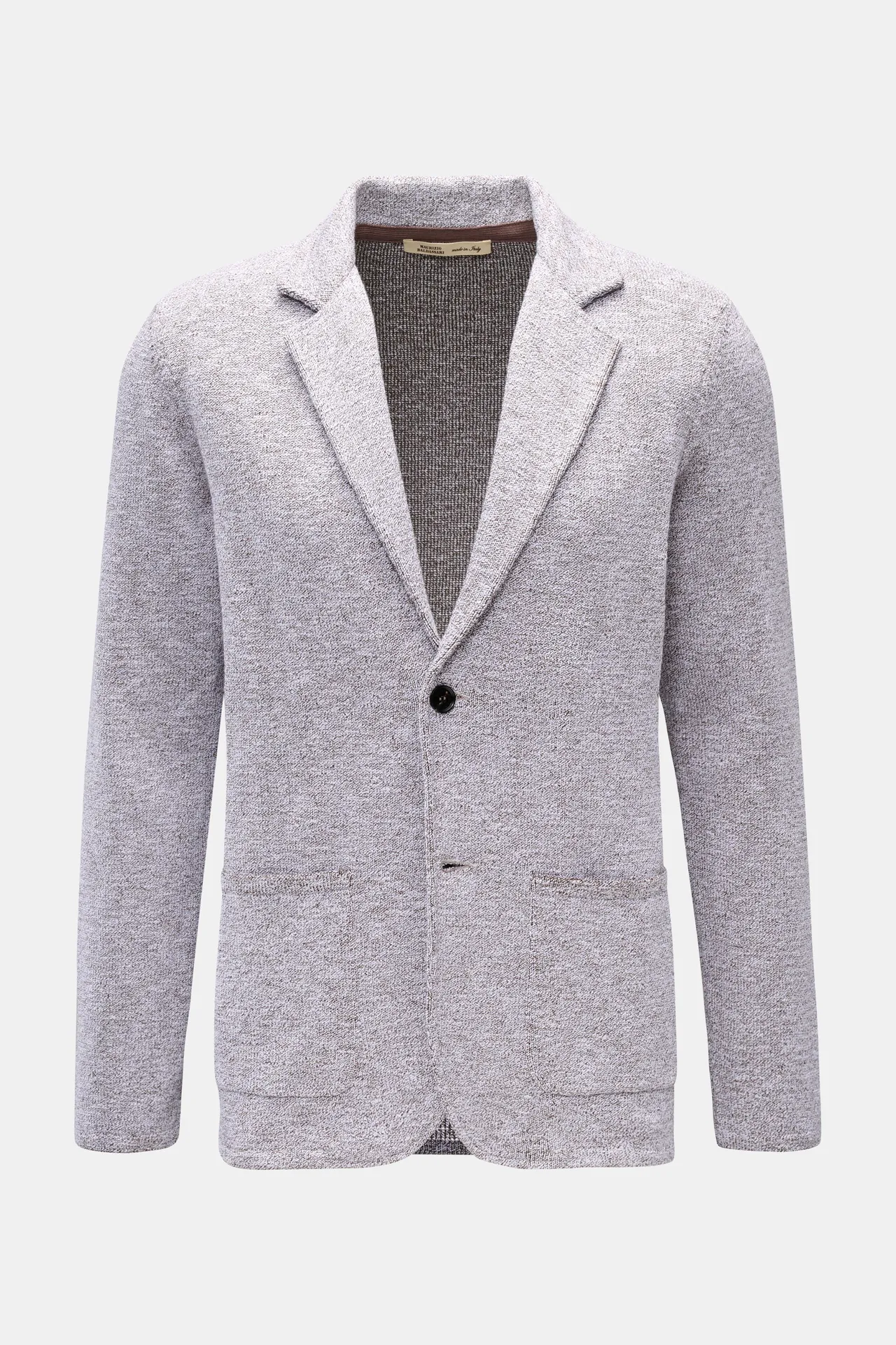 Maurizio Baldassari - Herren - Strickblazer braun/weiß meliert Maurizio Baldassari - Herren - Strickblazer braun/weiß meliert