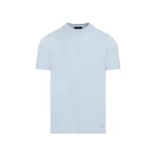 Dunhill - Ad Insignia Light Blue Cotton T-Shirt - Größe S - blau Dunhill - Ad Insignia Light Blue Cotton T-Shirt - Größe S - blau