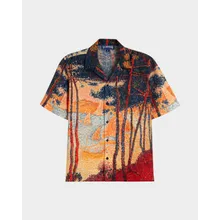 Vilebrequin - Voile Et Pins Bowling-hemd Aus Leinen Für Herren - Hemd - Chelly - Gelb - Größe S Vilebrequin - Voile Et Pins Bowling-hemd Aus Leinen Für Herren - Hemd - Chelly - Gelb - Größe S