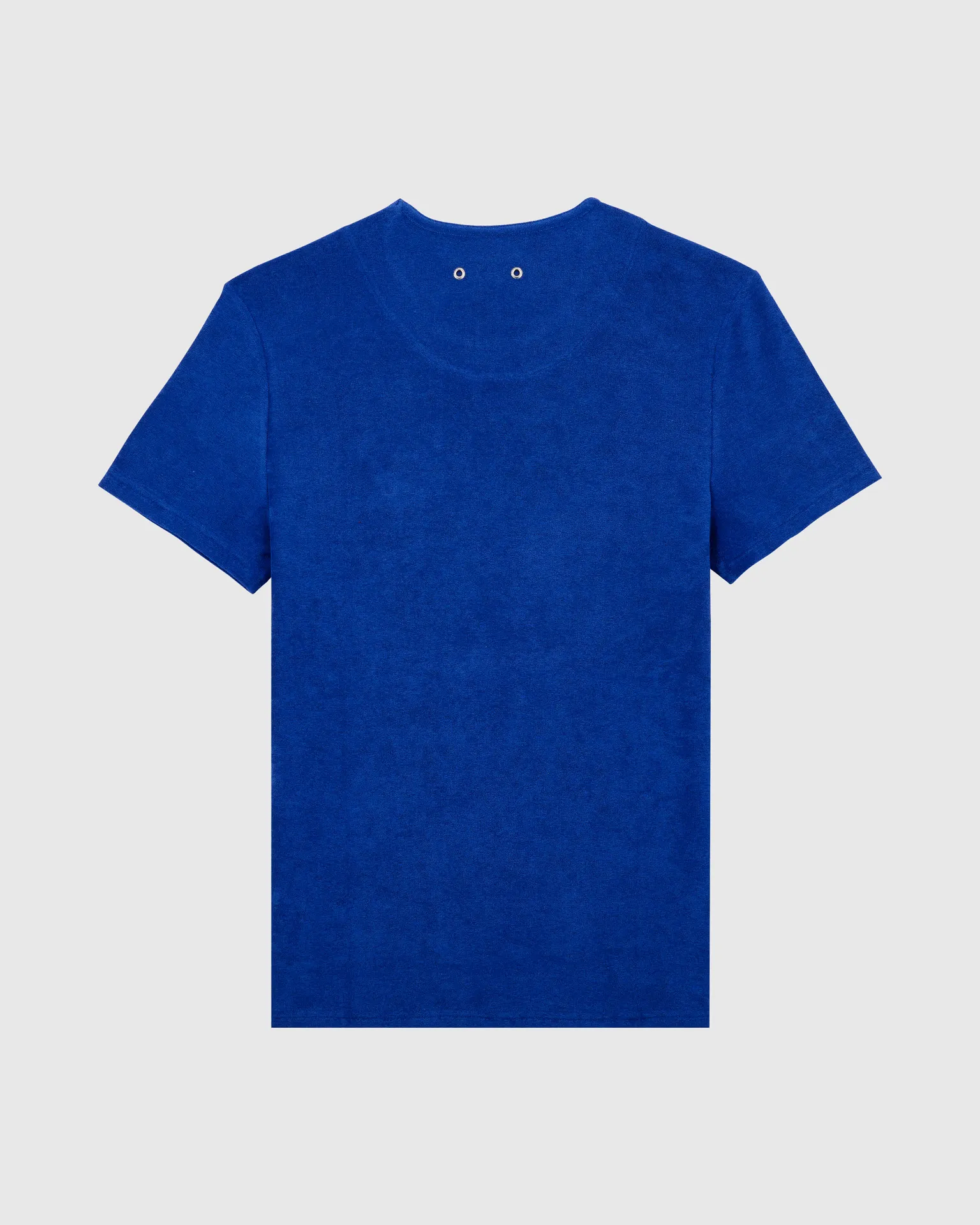 Vilebrequin - Einfarbiges Unisex-t-shirt Aus Frottee - T-shirt - Tiramisu - Blau - Größe XXL – Bild 2