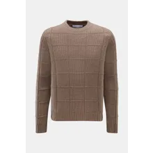 Iris von Arnim - Herren - Rundhalspullover %27Brayden%27 taupe Iris von Arnim - Herren - Rundhalspullover %27Brayden%27 taupe