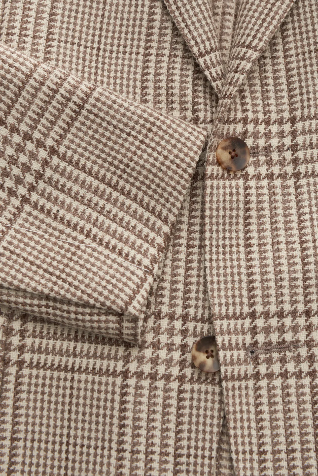 Lardini - Herren - Sakko creme/braun kariert – Bild 2