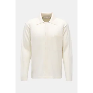 Lisa Yang - Herren - Cashmere Strickhemd %27Desmond%27 Umlegekragen creme Lisa Yang - Herren - Cashmere Strickhemd %27Desmond%27 Umlegekragen creme