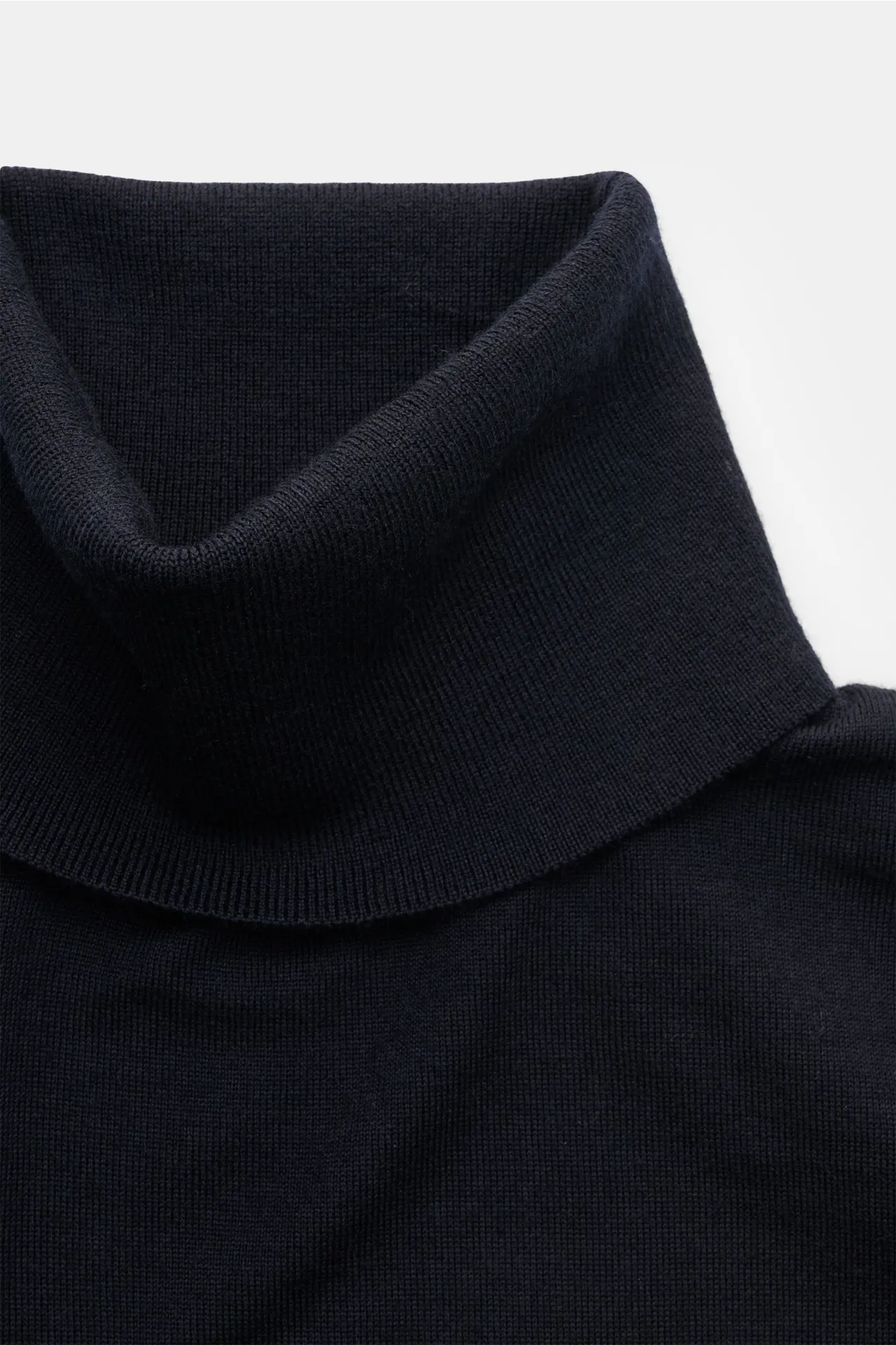 Kiefermann - Herren - Merino Feinstrick-Rollkragenpullover 'Theor' dark navy – Bild 2