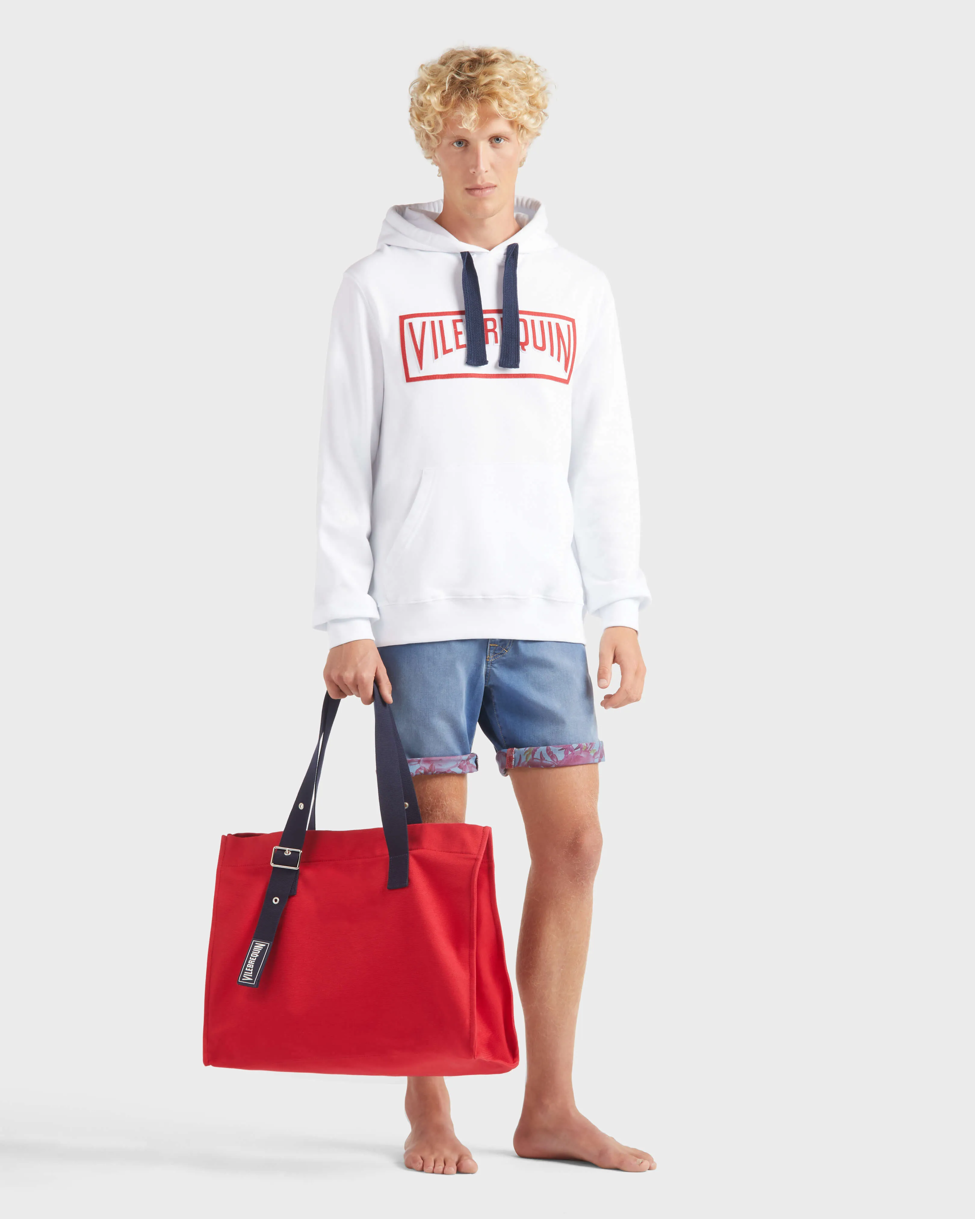 Vilebrequin - Crab Balloons Bermudashorts Aus Denim Für Herren - Bermuda - Garonne - Blau - Größe 38 – Bild 5
