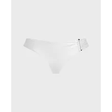 Vilebrequin - Mittelhohe Shiny Solid Stretch-bikinihose Für Damen - Bademode - Loon - Weiss - Größe M Vilebrequin - Mittelhohe Shiny Solid Stretch-bikinihose Für Damen - Bademode - Loon - Weiss - Größe M