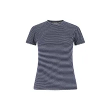 NILI LOTAN - Blue Cotton T-Shirt With White Stripes - Größe S - blau NILI LOTAN - Blue Cotton T-Shirt With White Stripes - Größe S - blau