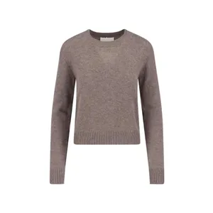 Lisa Yang - Cropped Long-Sleeve Sweater With Ribbed Cuffs - Größe I - braun Lisa Yang - Cropped Long-Sleeve Sweater With Ribbed Cuffs - Größe I - braun
