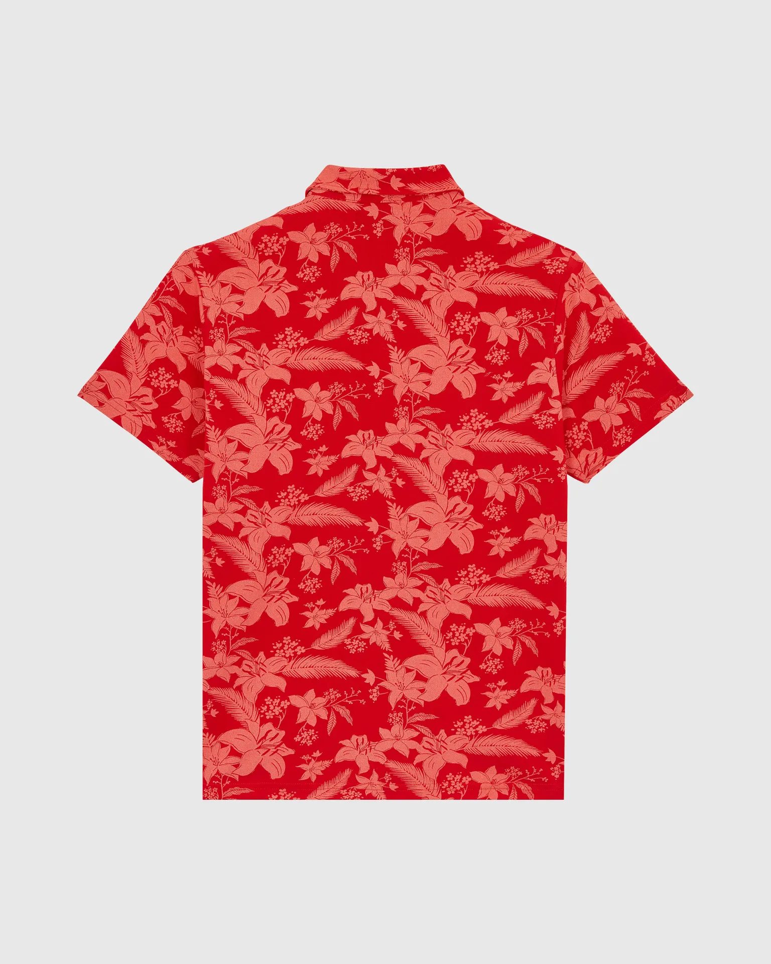 Vilebrequin - Baumwoll-polohemd Mit Lightening Flower-print Für Herren - Polohemd - Moussure - Rot - Größe M – Bild 2
