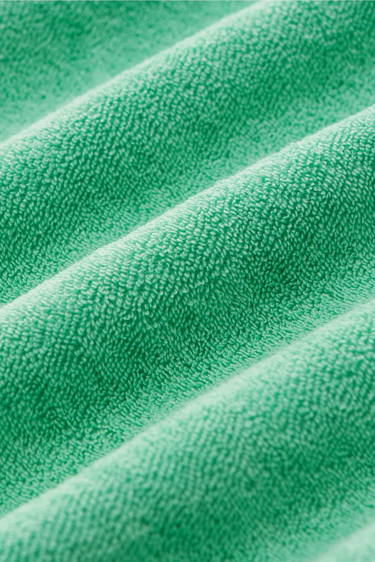 04651/ A trip in a bag - Herren - Frottee Rundhals-T-Shirt 'Terry Tee' hellgrün – Bild 5