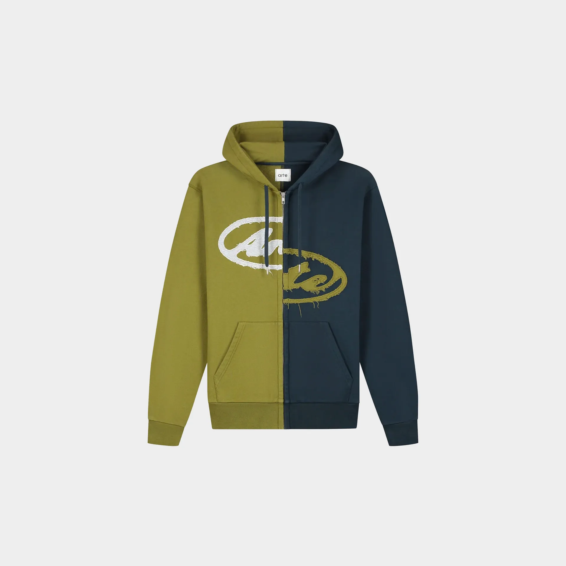 Split Patch Zip Hoodie Split Patch Zip Hoodie