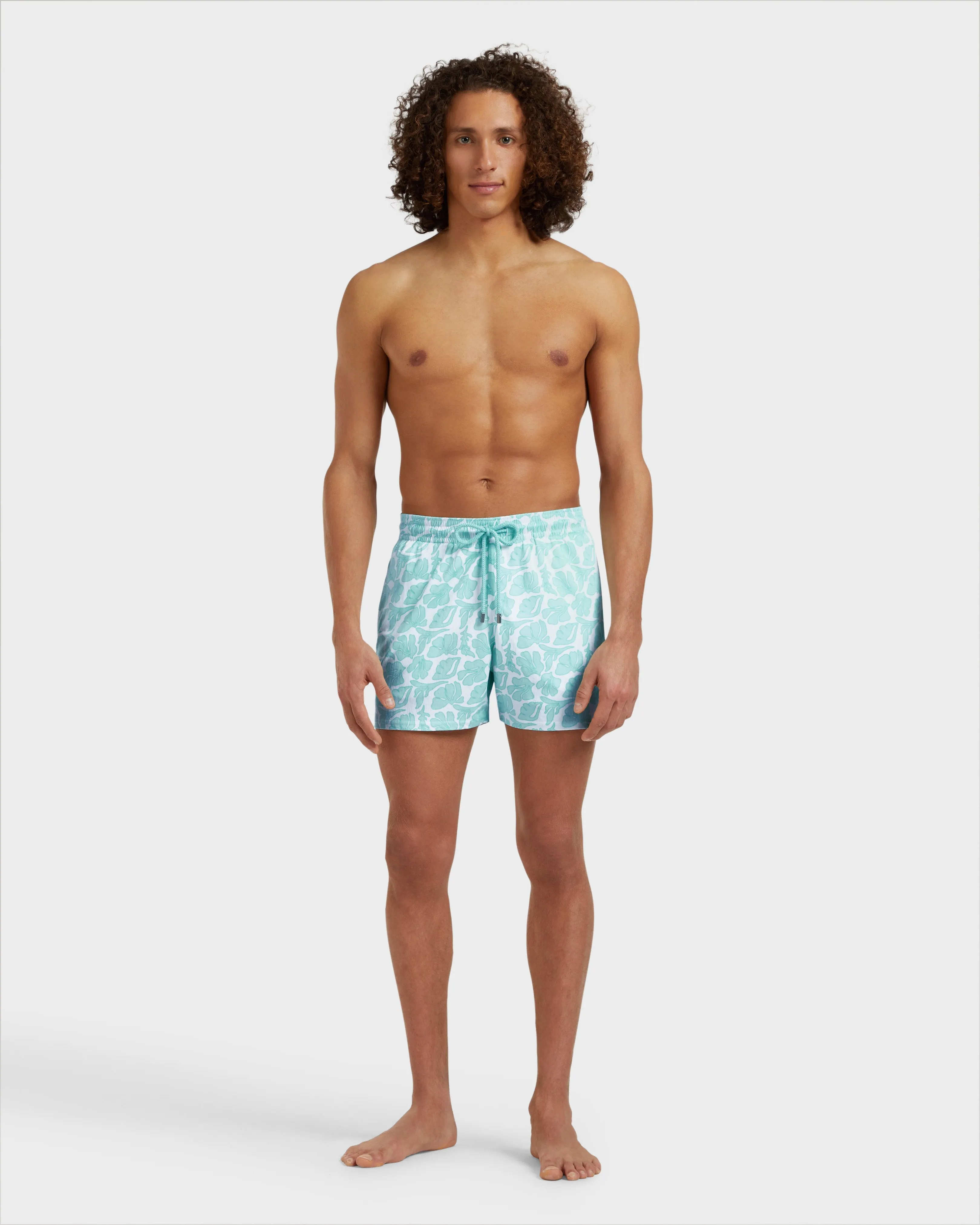 Vilebrequin - Kurze Seashells Stretch-badeshorts Für Herren - Bademode - Monrise - Weiss - Größe XXL – Bild 3