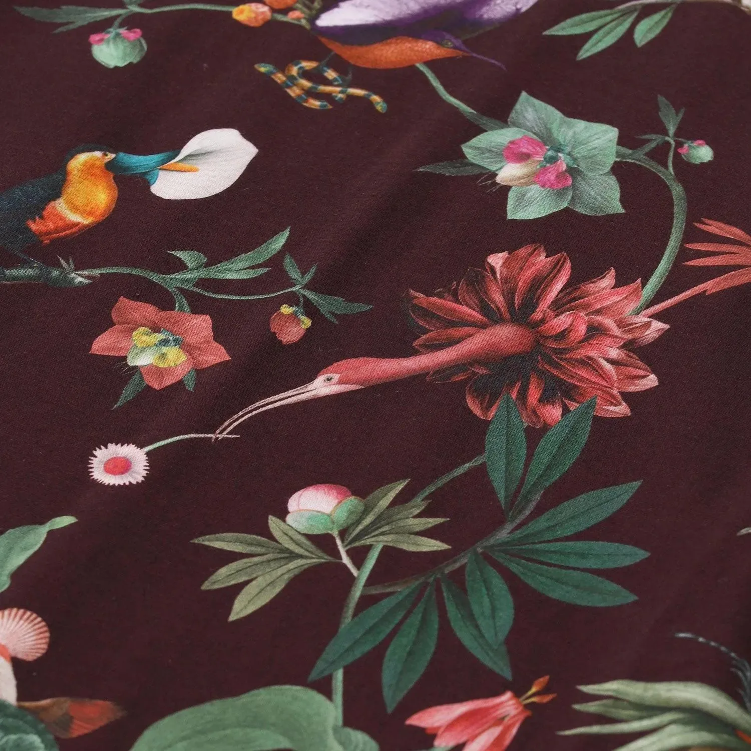 LaDoubleJ - Floral Print Cotton Maxi Dress With Contrasting Co - Größe L - bunt – Bild 2