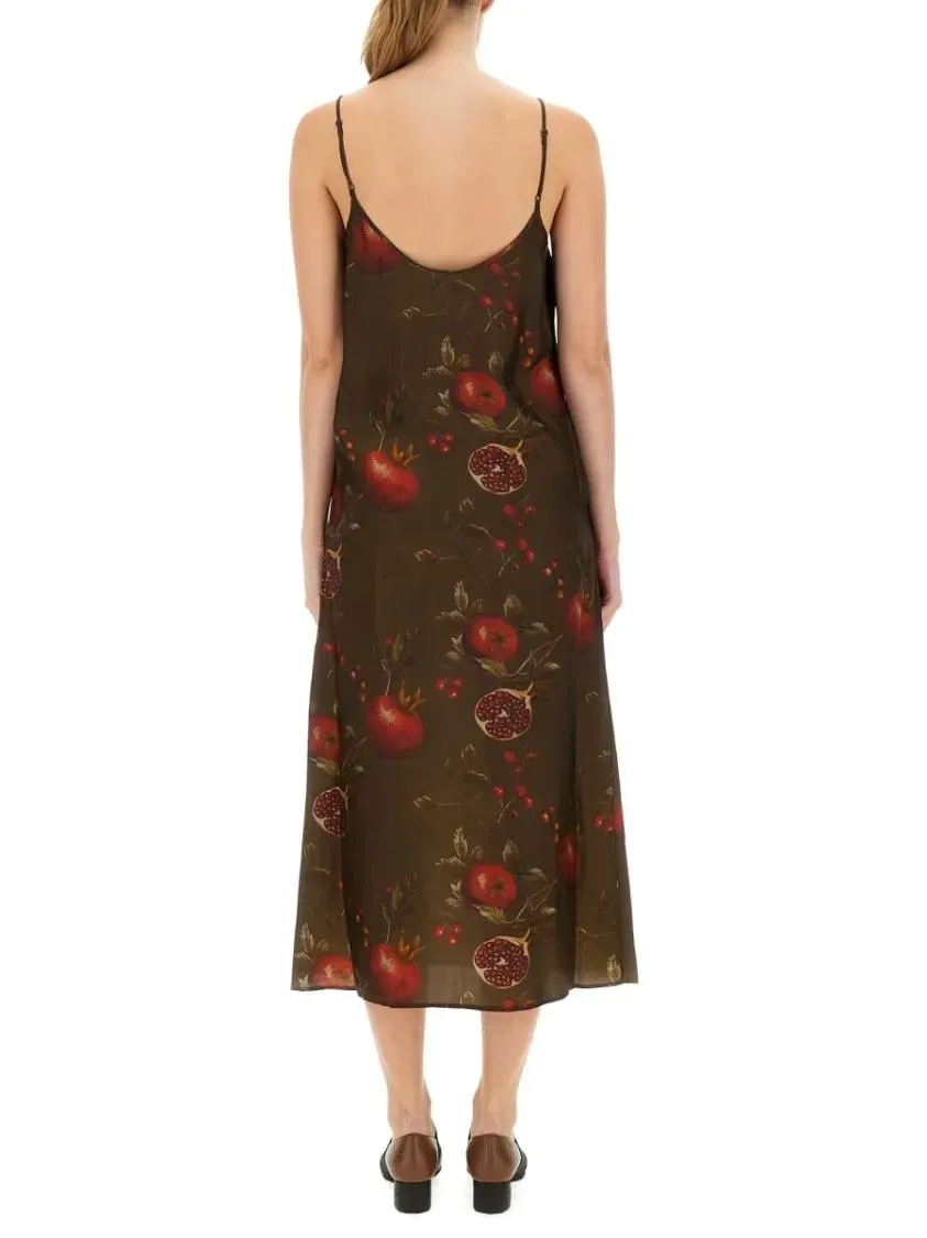 Uma Wang - "Anaya" Midi Dress - Größe M - grün – Bild 3