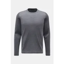 04651/ A trip in a bag - Herren - Merino Rundhalspullover dunkelgrau 04651/ A trip in a bag - Herren - Merino Rundhalspullover dunkelgrau