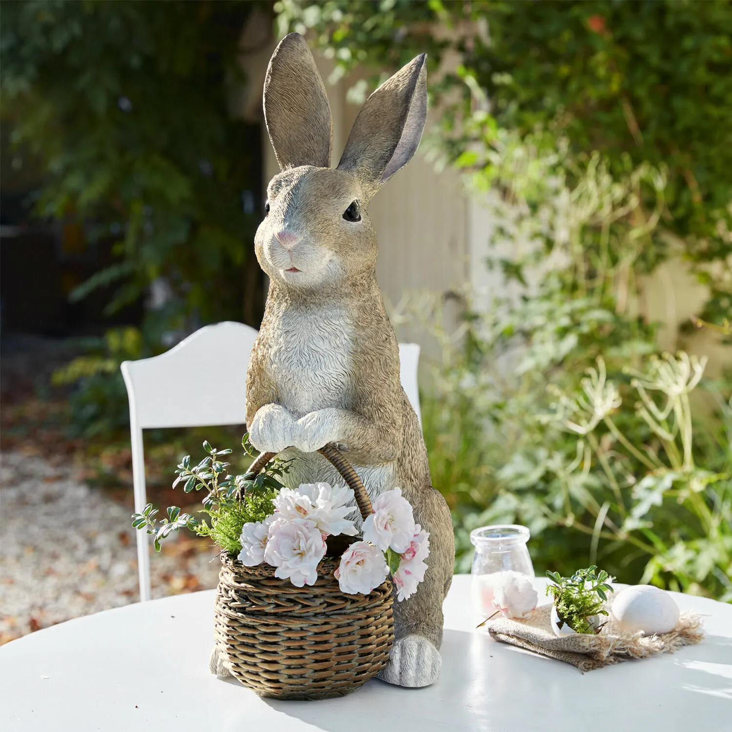 Hase mit Pflanzkorb Alais – Bild 2