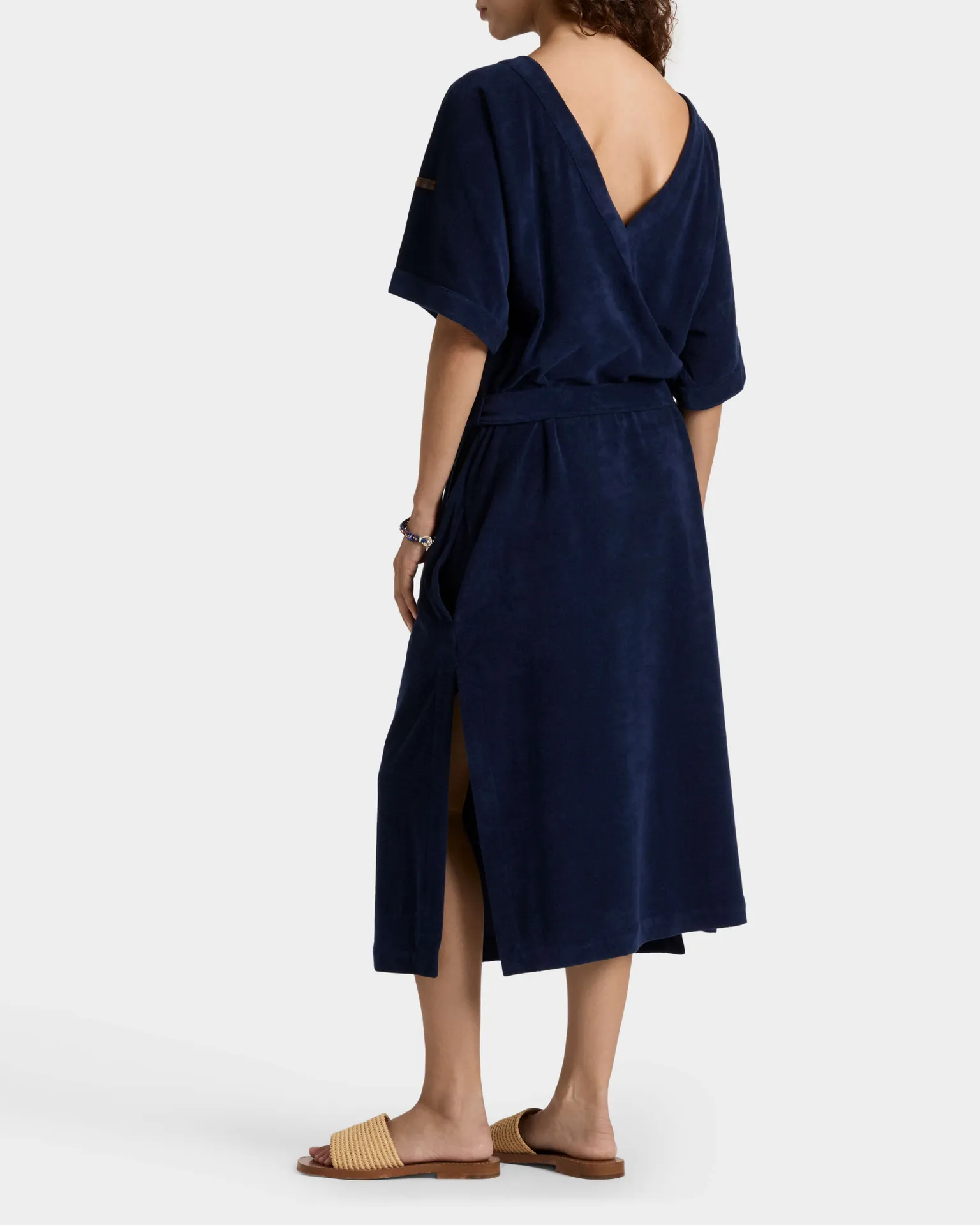 Vilebrequin - Solid Frottee-kaftan Zum Wenden Für Damen - Kleid - Leyla - Blau - Größe XL – Bild 5