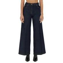 Aspesi - High-Waisted Wide-Leg Jeans With Flared Silhouette - Größe 25 - blau Aspesi - High-Waisted Wide-Leg Jeans With Flared Silhouette - Größe 25 - blau