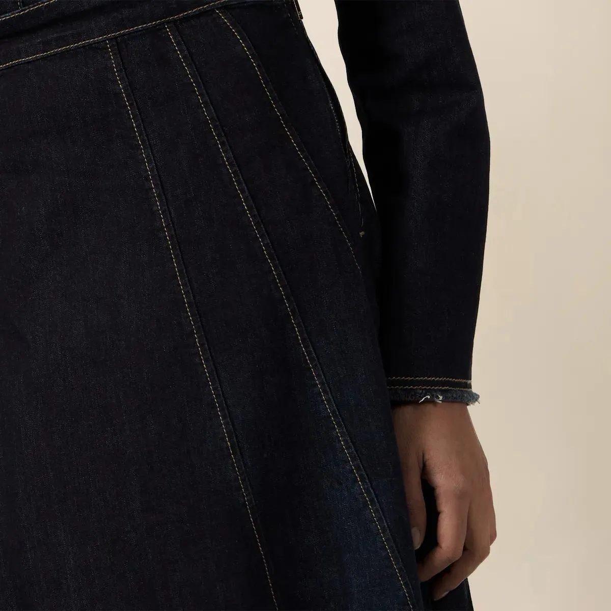 Apart - Maxi Jeans Rock - Größe 34 - blau – Bild 3