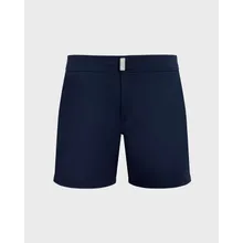 Vilebrequin - Solid Stretch-badeshorts Mit Flachem Bund Für Herren - Bademode - Merise - Blau - Größe L Vilebrequin - Solid Stretch-badeshorts Mit Flachem Bund Für Herren - Bademode - Merise - Blau - Größe L