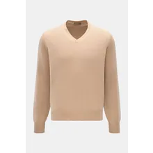 Cruciani - Herren - Cashmere V-Neck Pullover beige Cruciani - Herren - Cashmere V-Neck Pullover beige