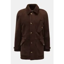 Brunello Cucinelli - Herren - Lammfellmantel dunkelbraun Brunello Cucinelli - Herren - Lammfellmantel dunkelbraun