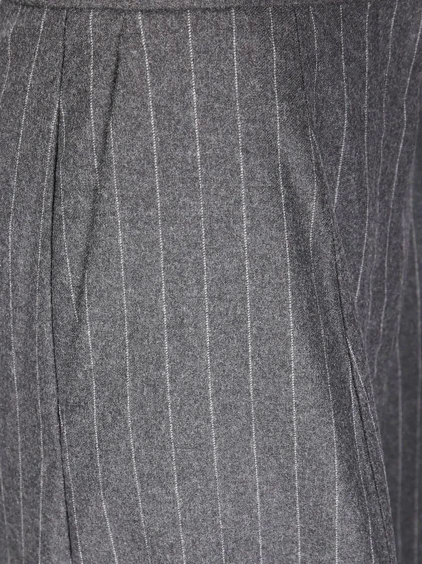 Sportmax - Belgian Trousers - Größe 42 - grau – Bild 2