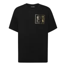 Plein Sport - T-Shirt Rundhalsausschnitt - Größe M - schwarz Plein Sport - T-Shirt Rundhalsausschnitt - Größe M - schwarz