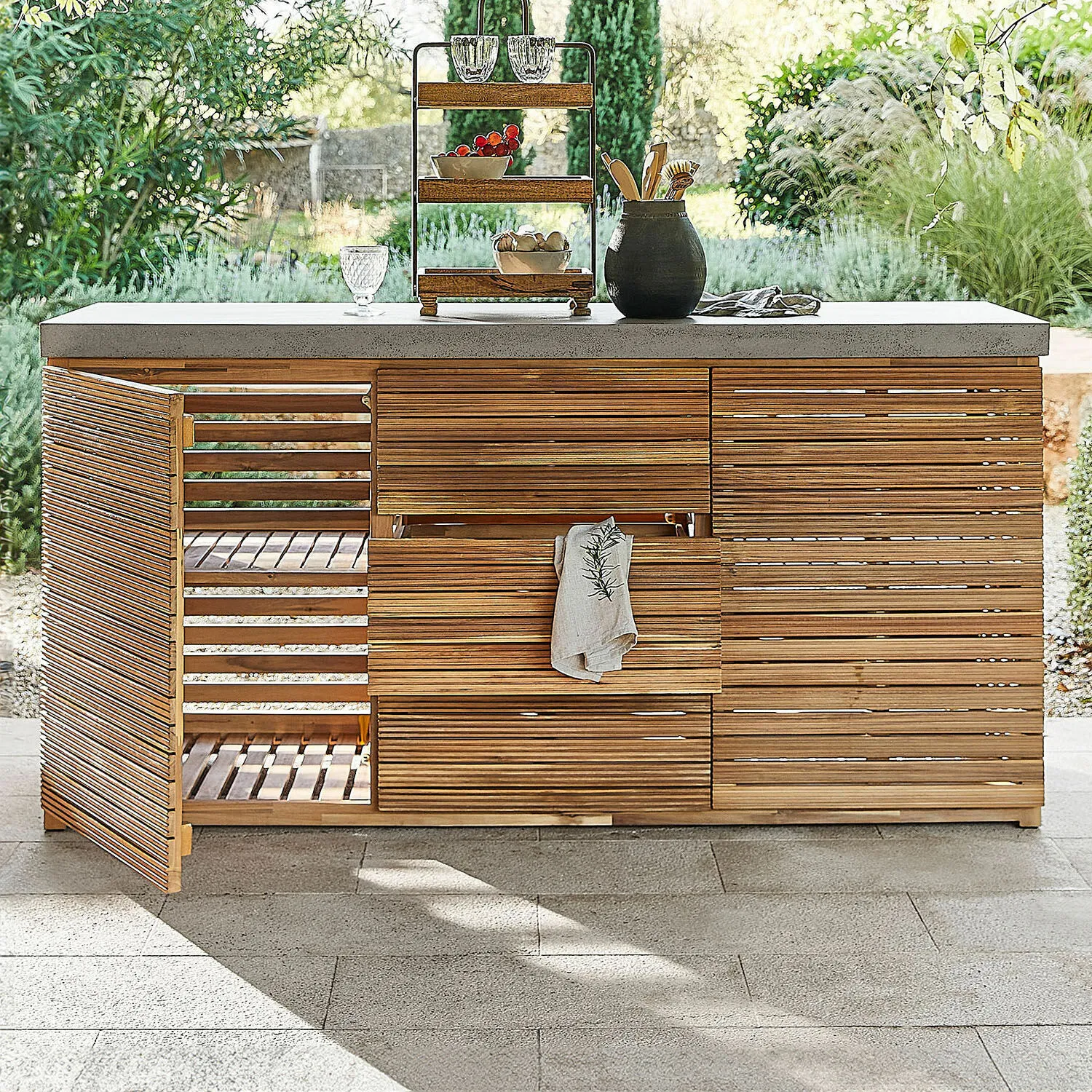 Outdoor-Küchenzeile FSC®-100% Venzone Outdoor-Küchenzeile FSC®-100% Venzone