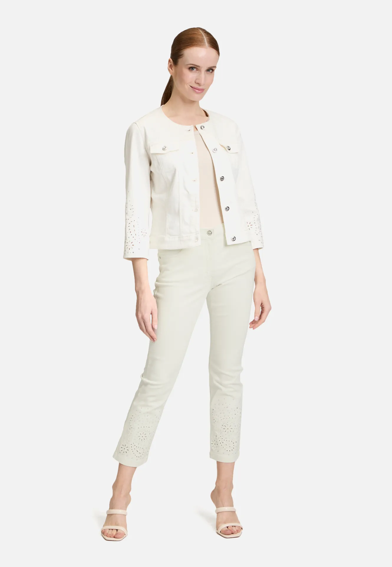 Casual-Hose mit Stickerei – Bild 2