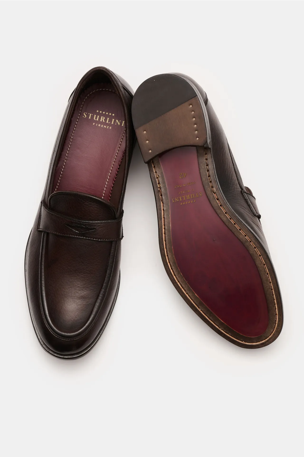 Sturlini - Herren - Penny Loafer 'Cervo Crast' dunkelbraun – Bild 2