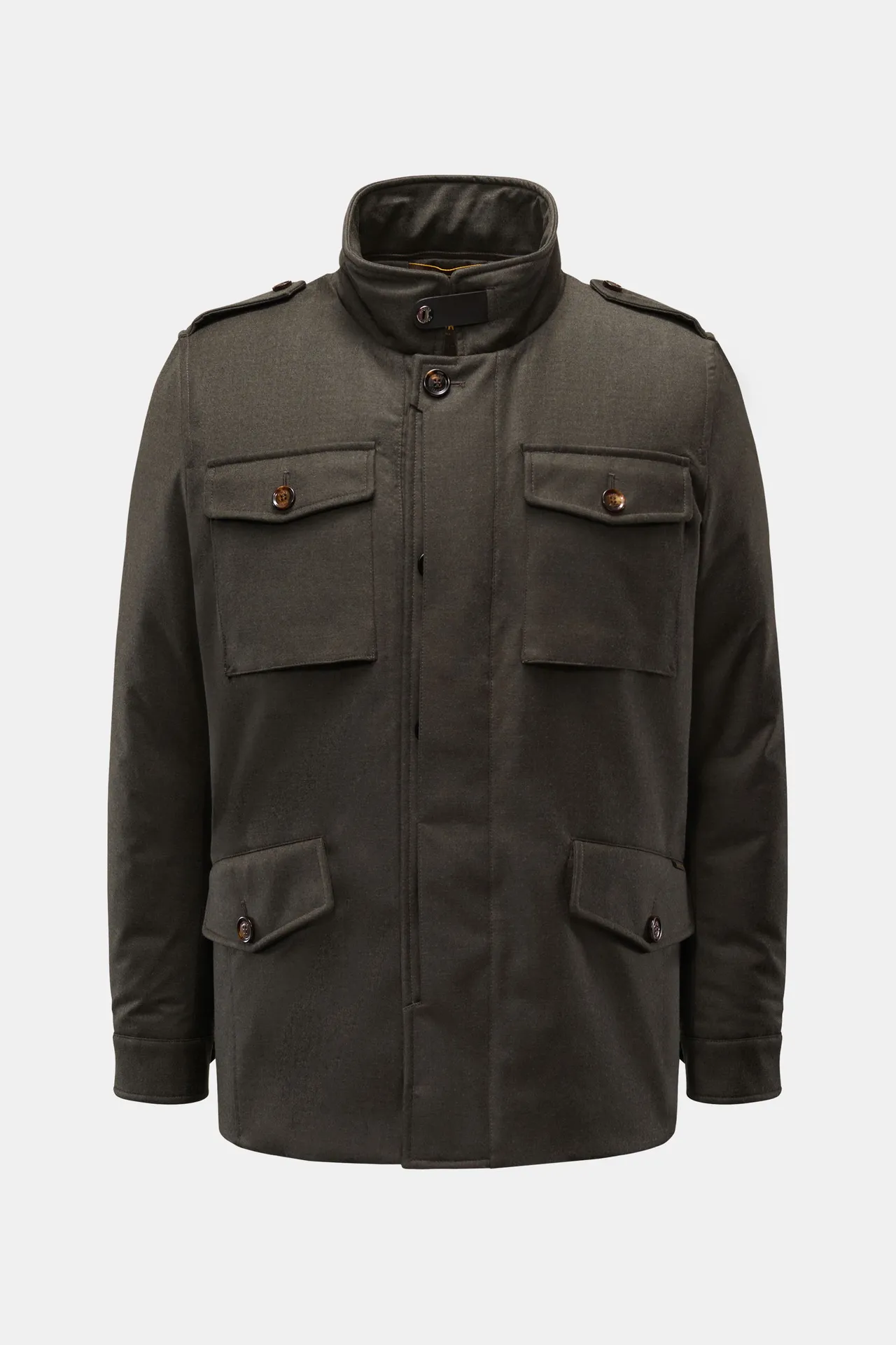 Moorer - Herren - Daunenjacke 'Isac' oliv meliert – Bild 2