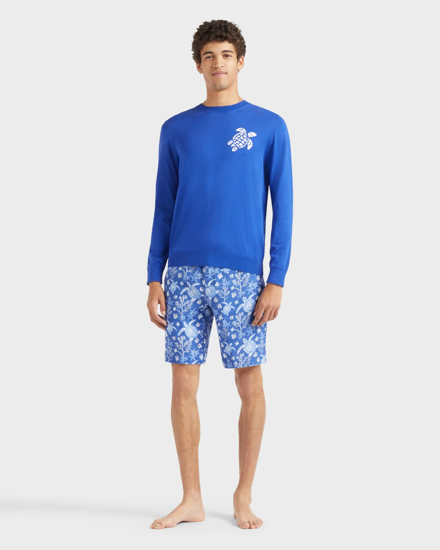 Vilebrequin - Turtle Pullover Aus Baumwolle Für Herren - Pullover - Rayol - Blau - Größe XXL – Bild 3