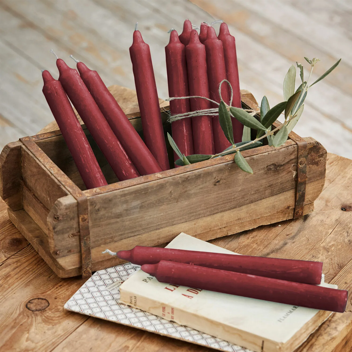 Kerze 12er Set Bauceau – Bild 2