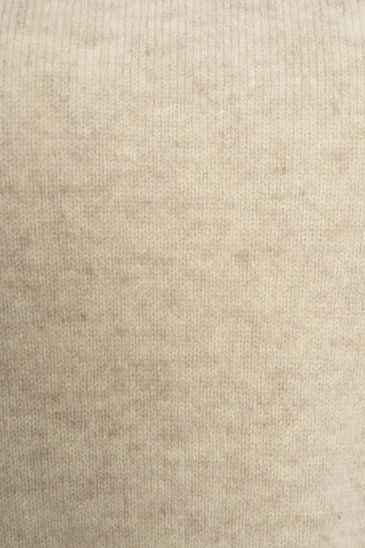 Mvm - Cashmere Sweater With Classic Round Neckline - Größe 40 - beige – Bild 2