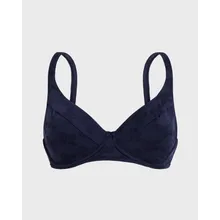 Vilebrequin - Turtle Monogram Bügel-bikinioberteil Aus Jacquard Für Damen - Bademode - Leona - Blau - Größe S Vilebrequin - Turtle Monogram Bügel-bikinioberteil Aus Jacquard Für Damen - Bademode - Leona - Blau - Größe S