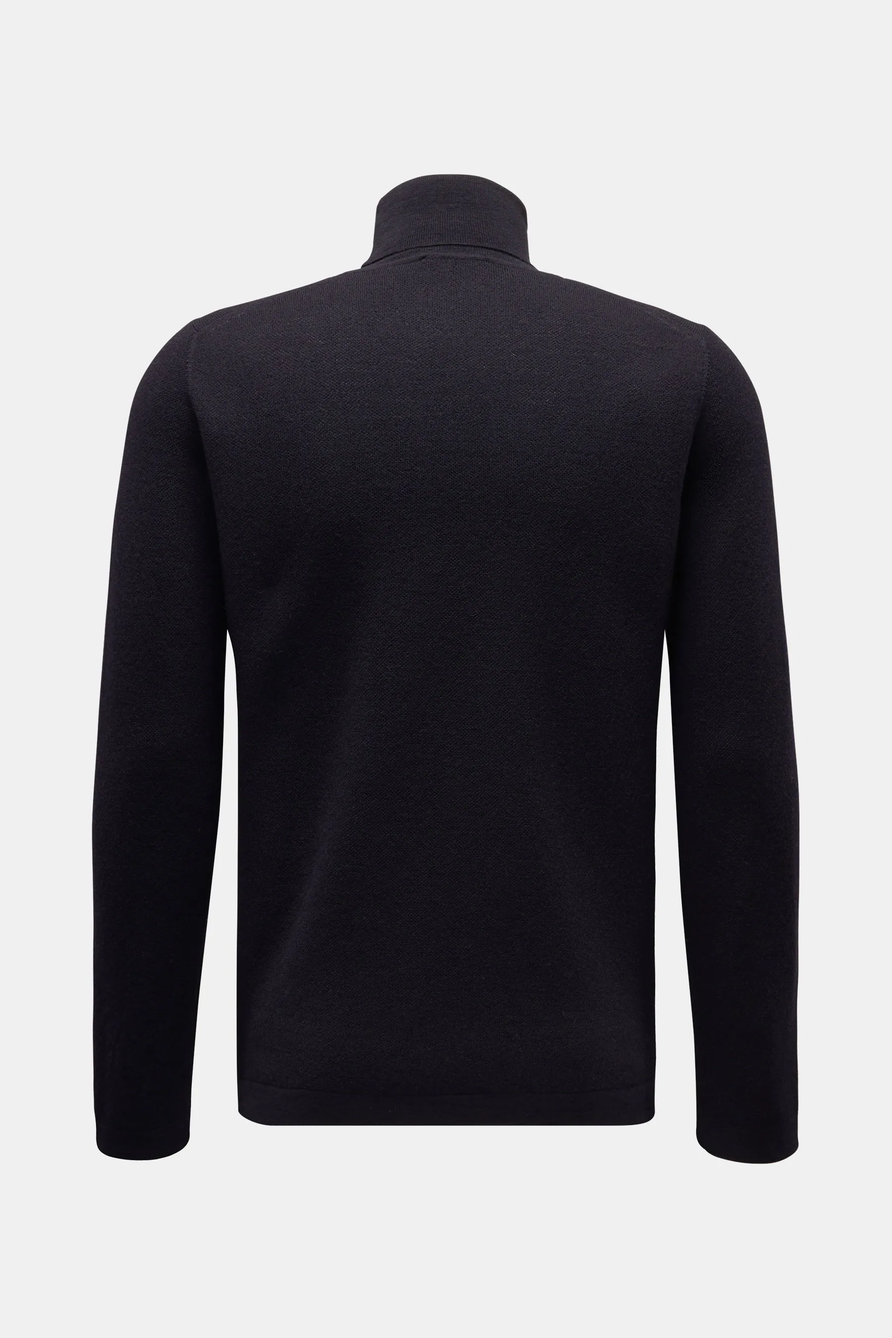 04651/ A trip in a bag - Herren - Merino Rollkragenpullover 'Oyster' navy – Bild 3