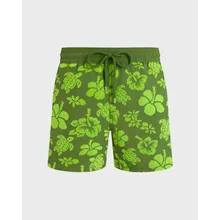 Vilebrequin - Tropical Turtles Badeshorts Für Herren - Bademode - Moorea - Grün - Größe L Vilebrequin - Tropical Turtles Badeshorts Für Herren - Bademode - Moorea - Grün - Größe L