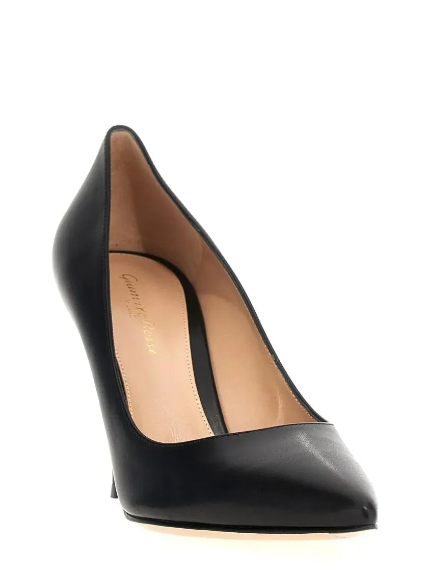 Gianvito Rossi - Gianvito Rossi Leather Pumps - Größe 37.5 - schwarz – Bild 2