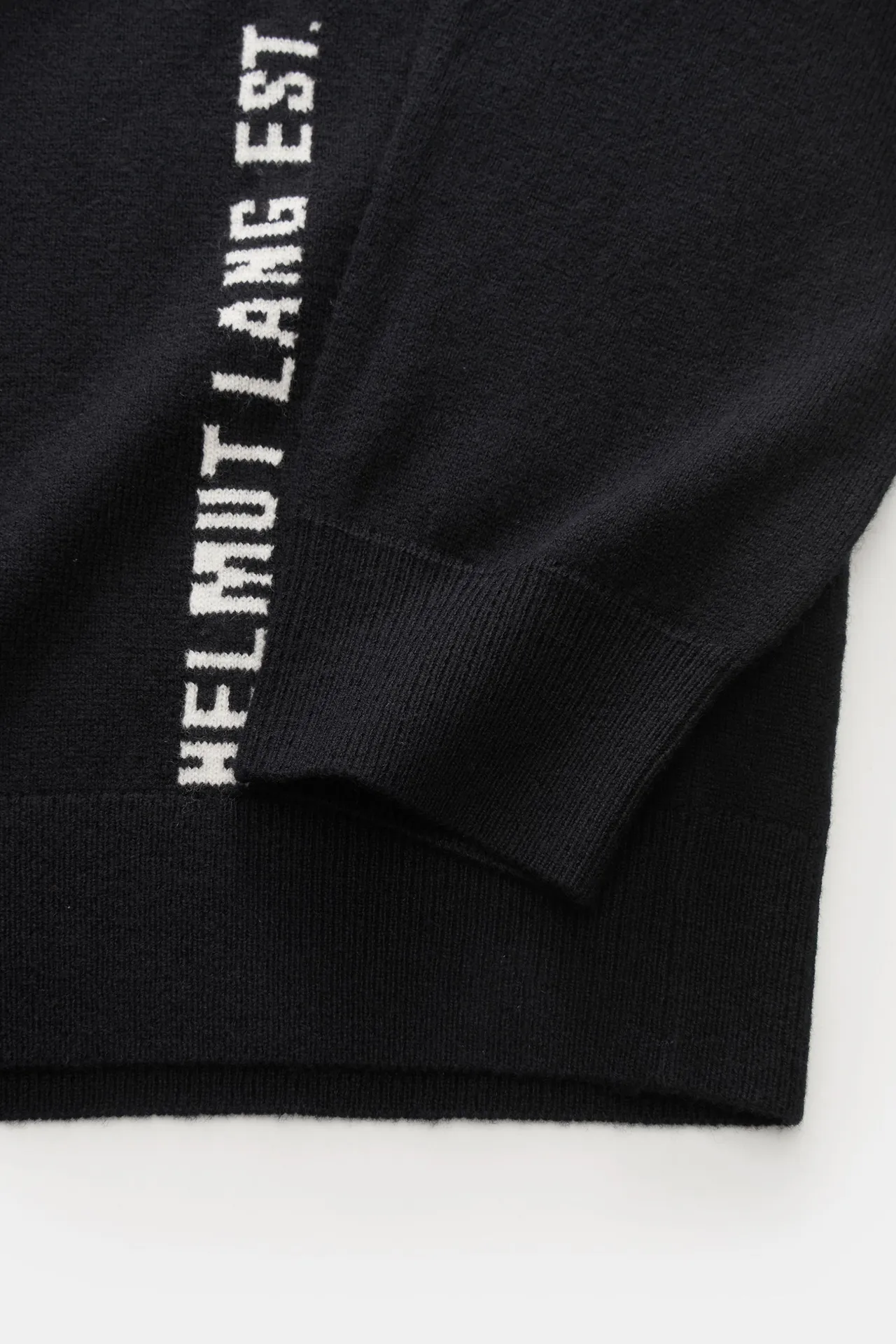 Helmut Lang - Herren - Rundhalspullover schwarz – Bild 3