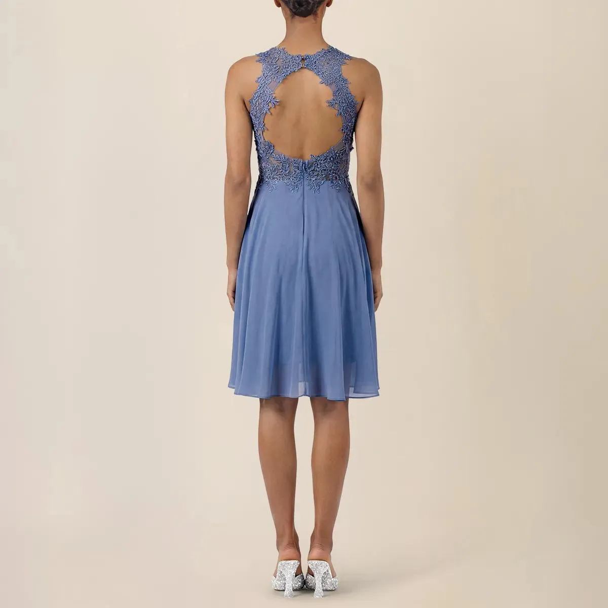 Apart - Cocktailkleid - Größe 44 - blau – Bild 2