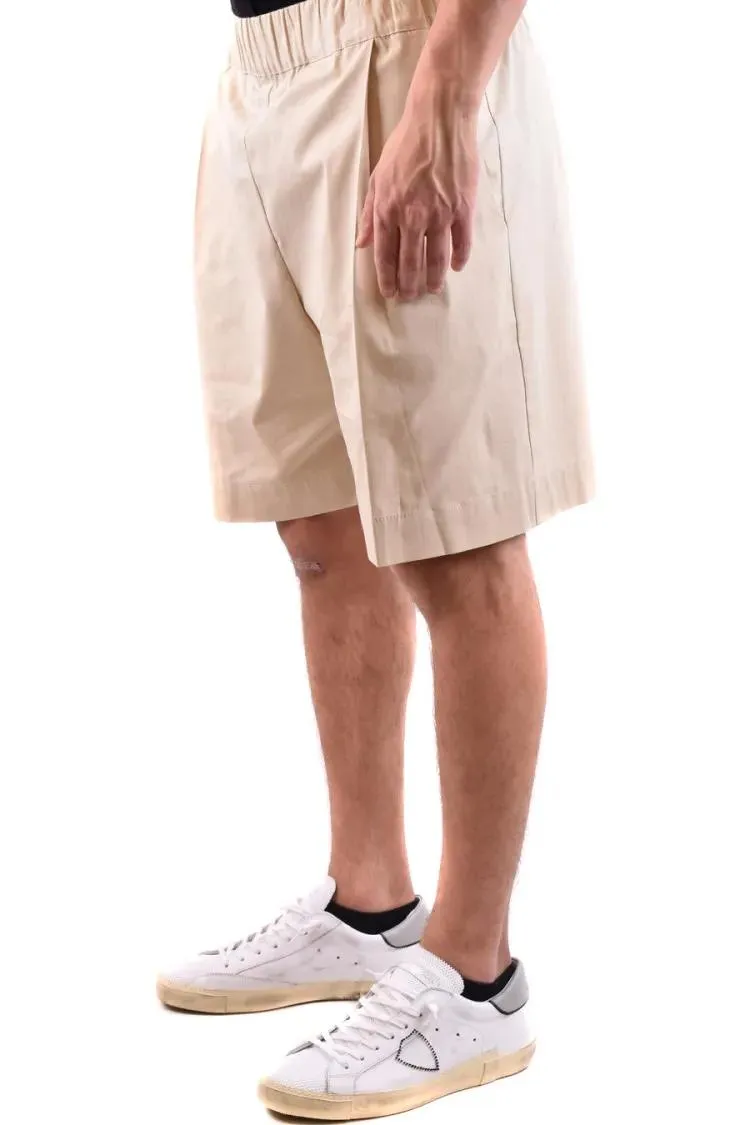 Laneus - Light Blue Relaxed Fit Shorts - Größe 50 - beige – Bild 4