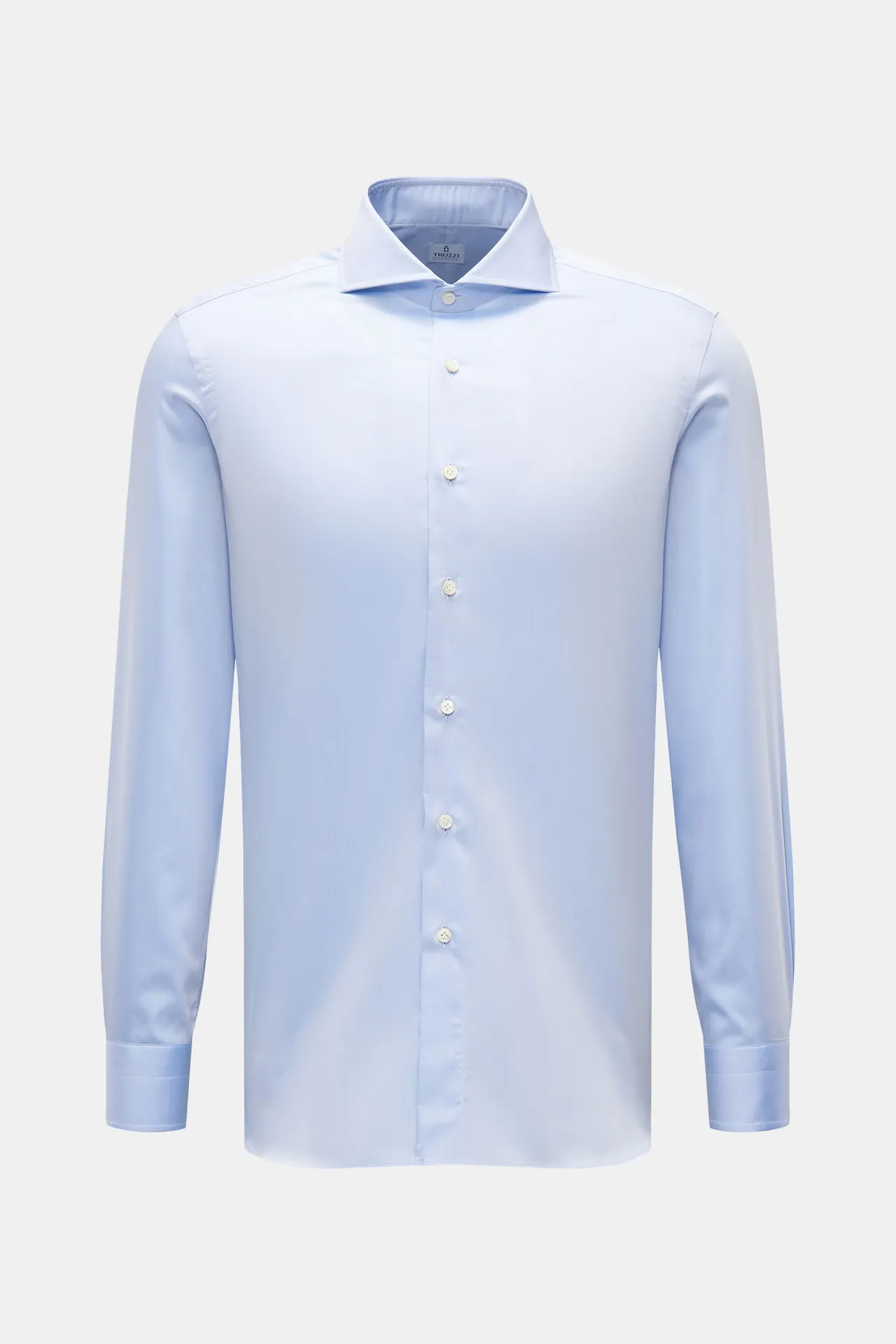 Truzzi - Herren - Business Hemd Haifisch-Kragen %27Napoli Busto%27 hellblau Truzzi - Herren - Business Hemd Haifisch-Kragen %27Napoli Busto%27 hellblau