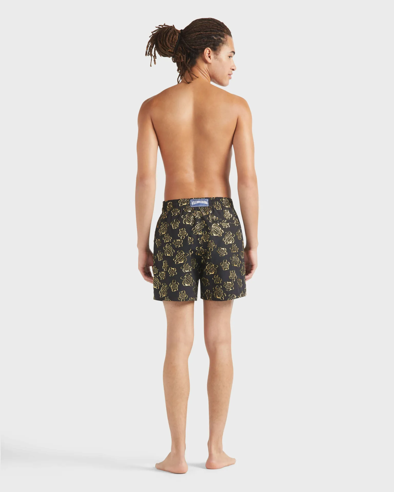 Vilebrequin - Ronde Des Tortues Jacquard Badeshorts Für Herren - Bademode - Moopea - Schwarz - Größe L – Bild 4