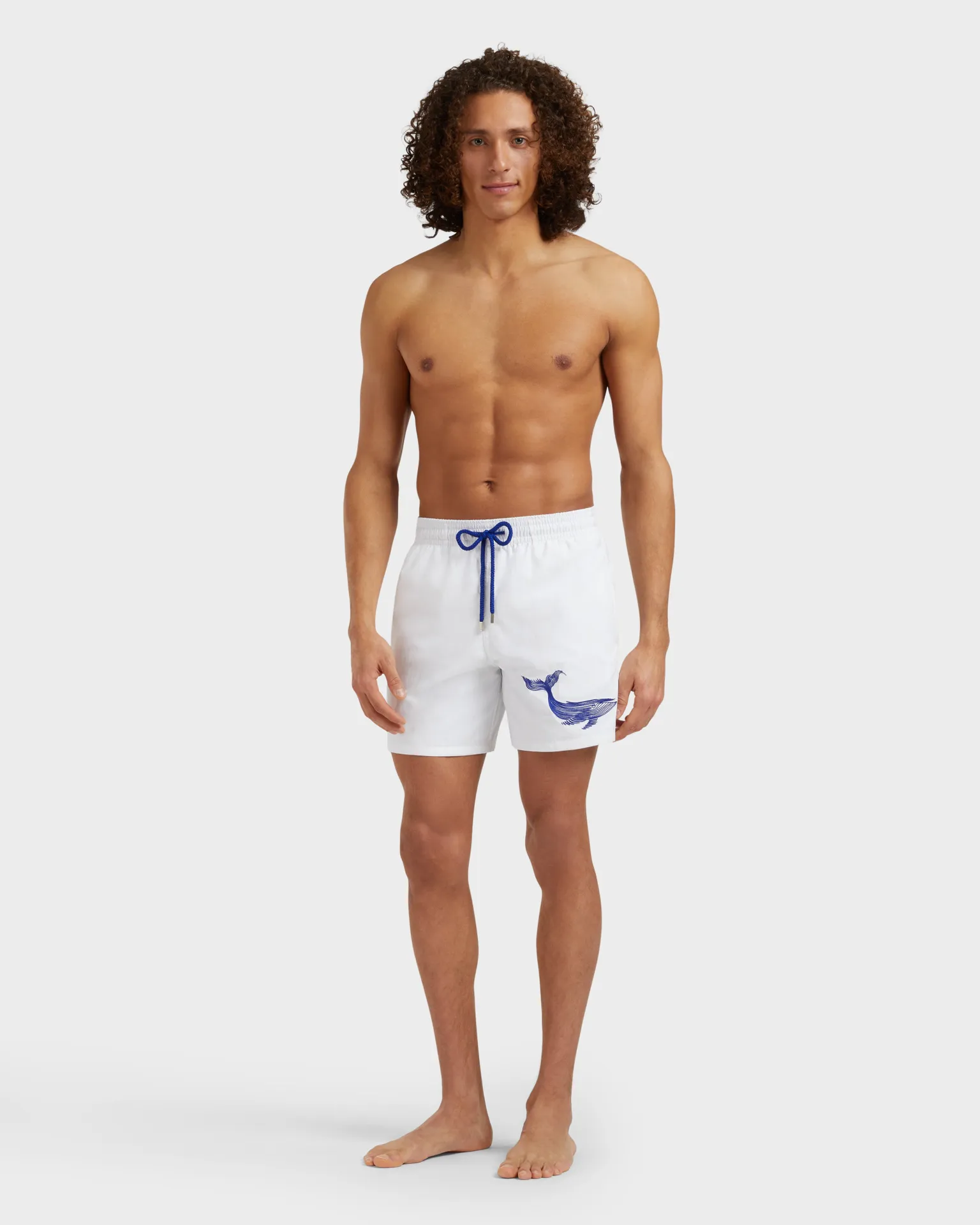 Vilebrequin - Whale Badeshorts Mit Stickerei Für Herren - Bademode - Motu - Weiss - Größe L – Bild 3