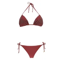 Fisico - Halterneck Bordeaux Bikini - Größe XS - rot Fisico - Halterneck Bordeaux Bikini - Größe XS - rot