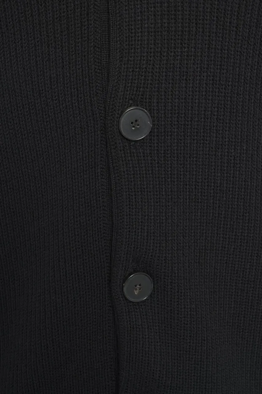 Amaranto - Wool cardigan - Größe M - schwarz – Bild 2